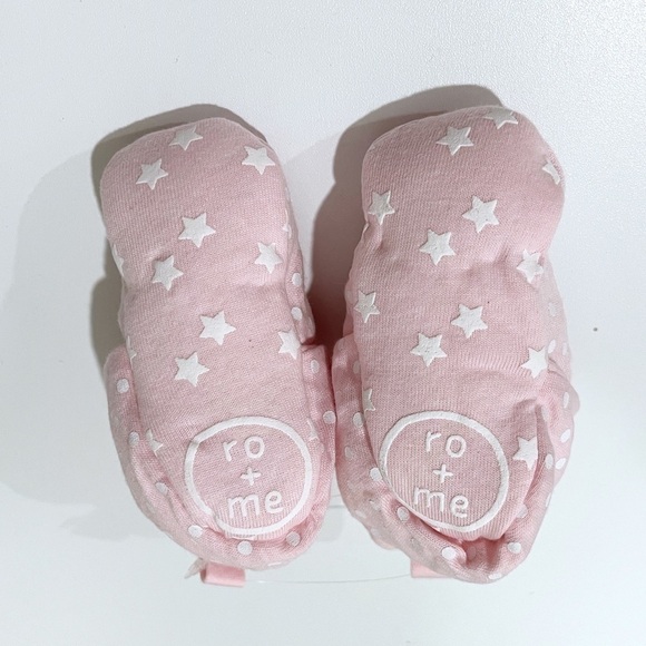 RO & Me by Robeez Soft Polka Dot Knit Shoes 6-12 months - Picture 3 of 6